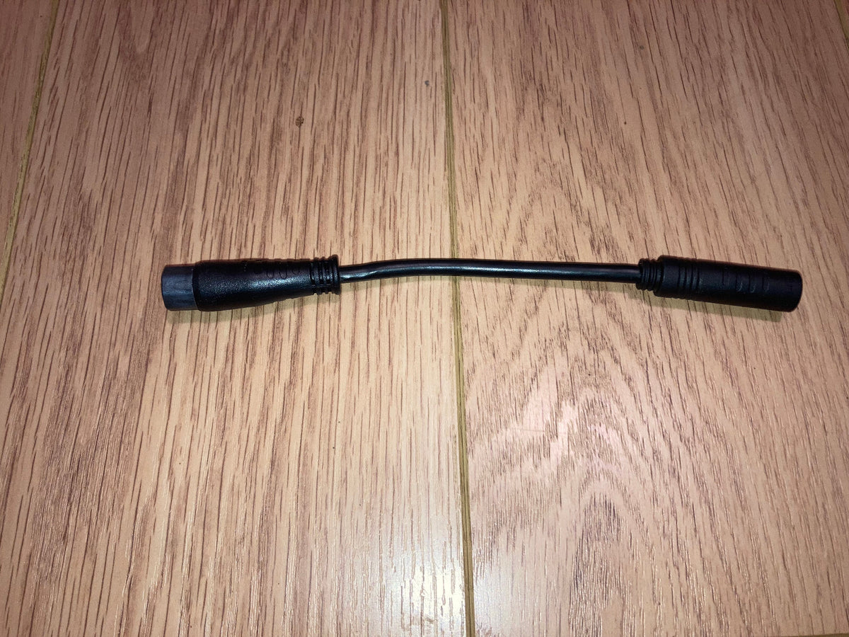 Male to Female Ebike Motor Cable Adapter Z916 to Z910 - 8 Inch