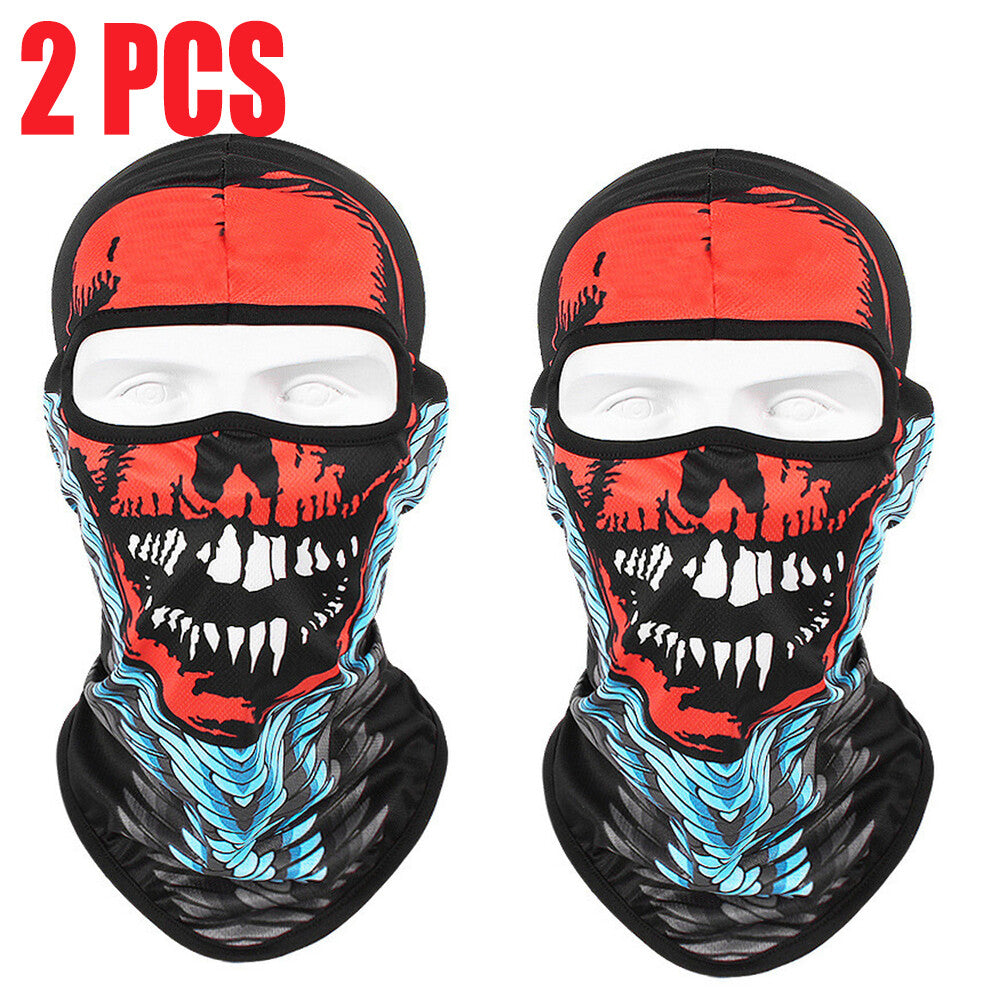 Windproof Tactical Balaclava Face Mask for Outdoor Sports - 2 Pack