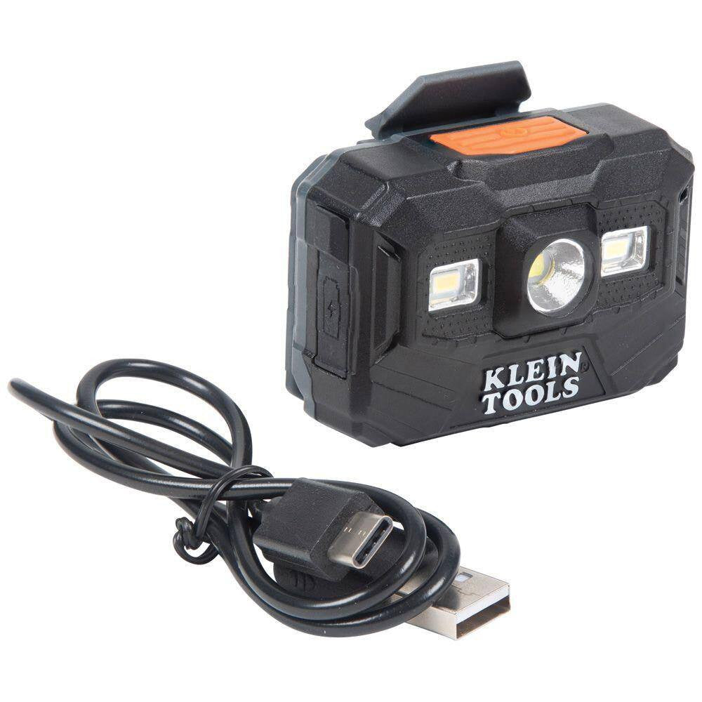 Rechargeable LED Headlamp for Hard Hats - 300 Lumens Work Light, 3 Modes