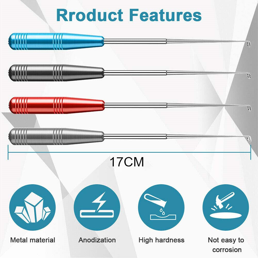 4-Pack Fish Hook Remover Tool Set for Tackle Removal and Fish Safety