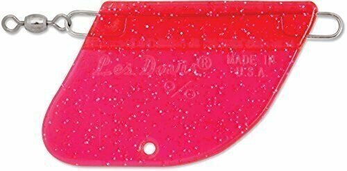 Pink Crystal Trolling Rudder 2-Pack for Freshwater Fishing and Trolling