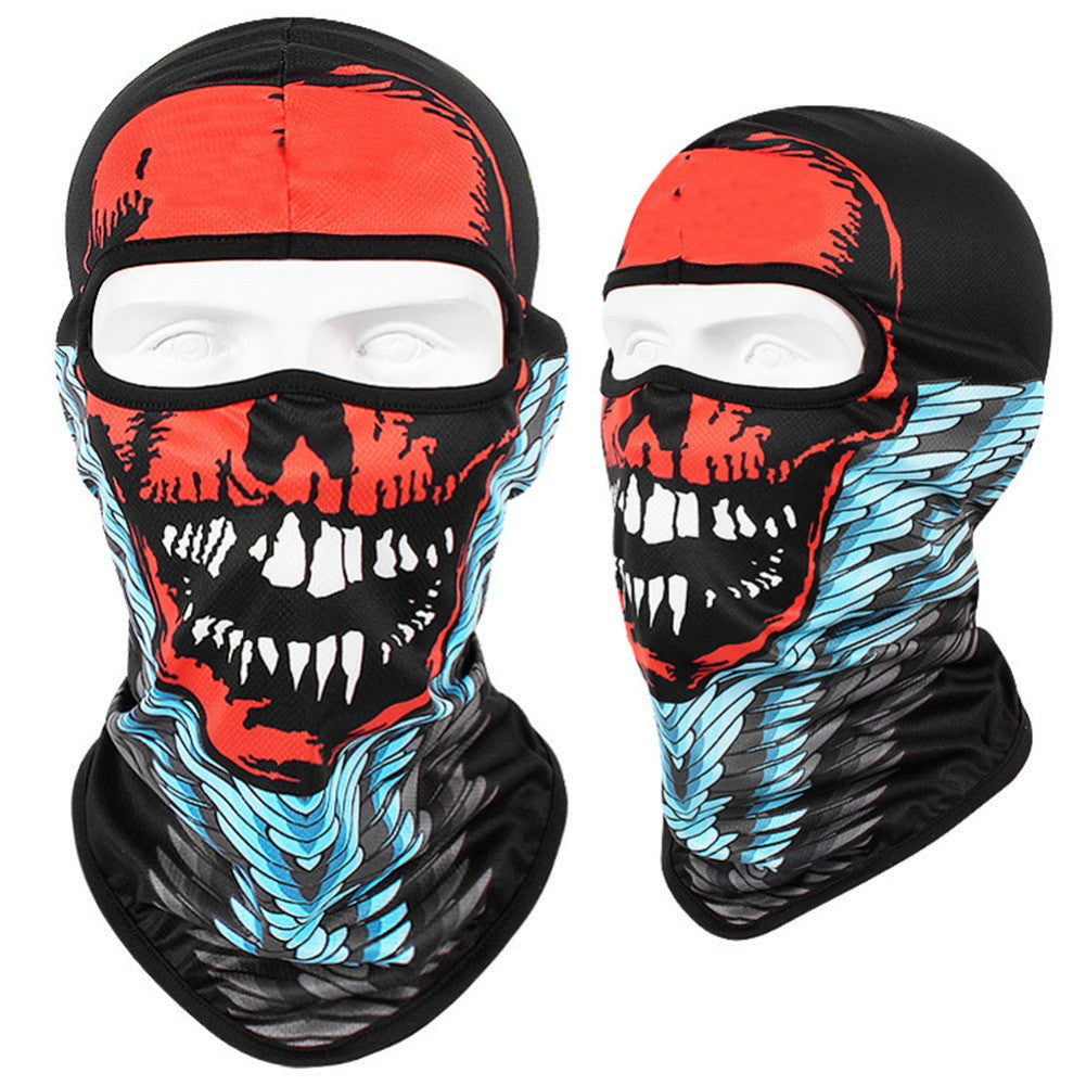 Full Face Mask Balaclava Ghost Skull Windproof Cycling & Tactical Hood