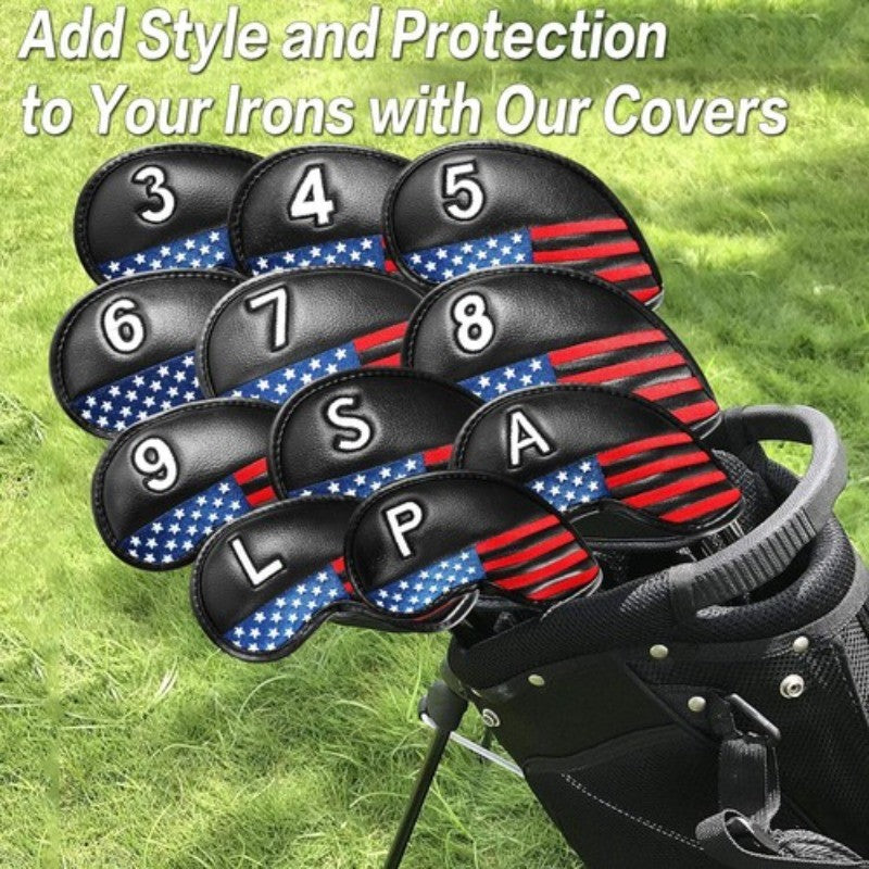 Universal Fit Golf Iron Head Covers for All Major Clubs - Perfect for Golfers