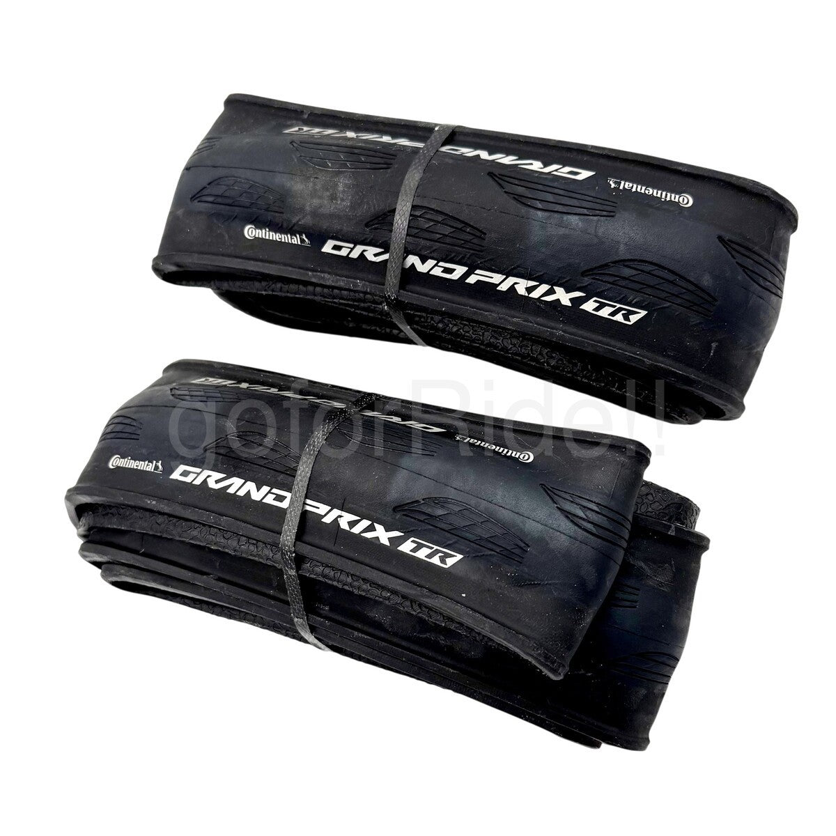 700x25C Tubeless Ready Road Bike Tires - Black, Pack of 2