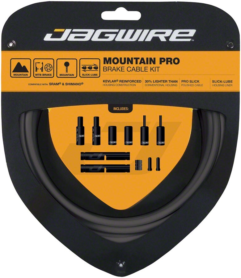 Jagwire Mountain Pro Brake Cable Kit for MTB - All Colors