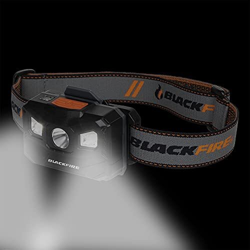 Rechargeable LED Headlamp with Auto-Off and Multiple Modes – Spot & Flood Light