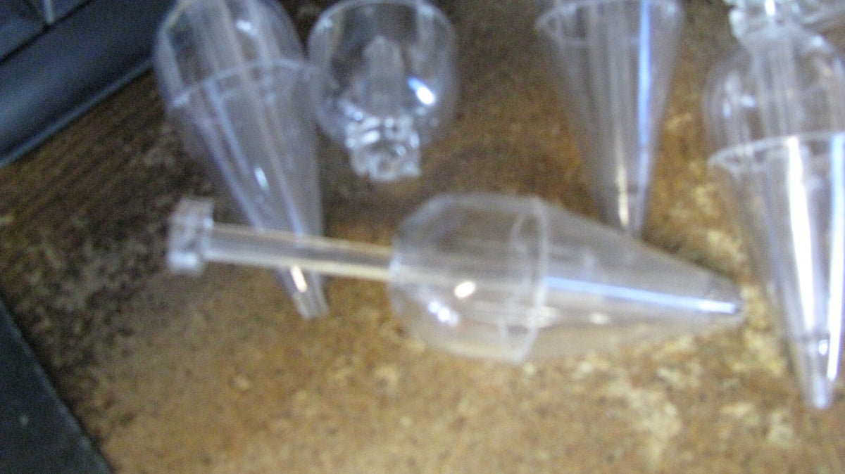 Water Fillable Casting Bubbles Set - Clear 10 Pack for Casting & Fish Attracting