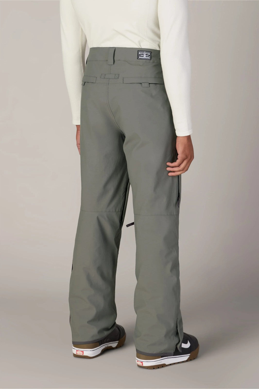 Men's Snow Pants Waterproof 2-Layer Shell Ski & Snowboard Pants Large