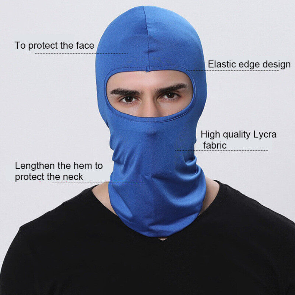 Unisex Full Face Ski Mask Balaclava UV Protection Windproof Breathable