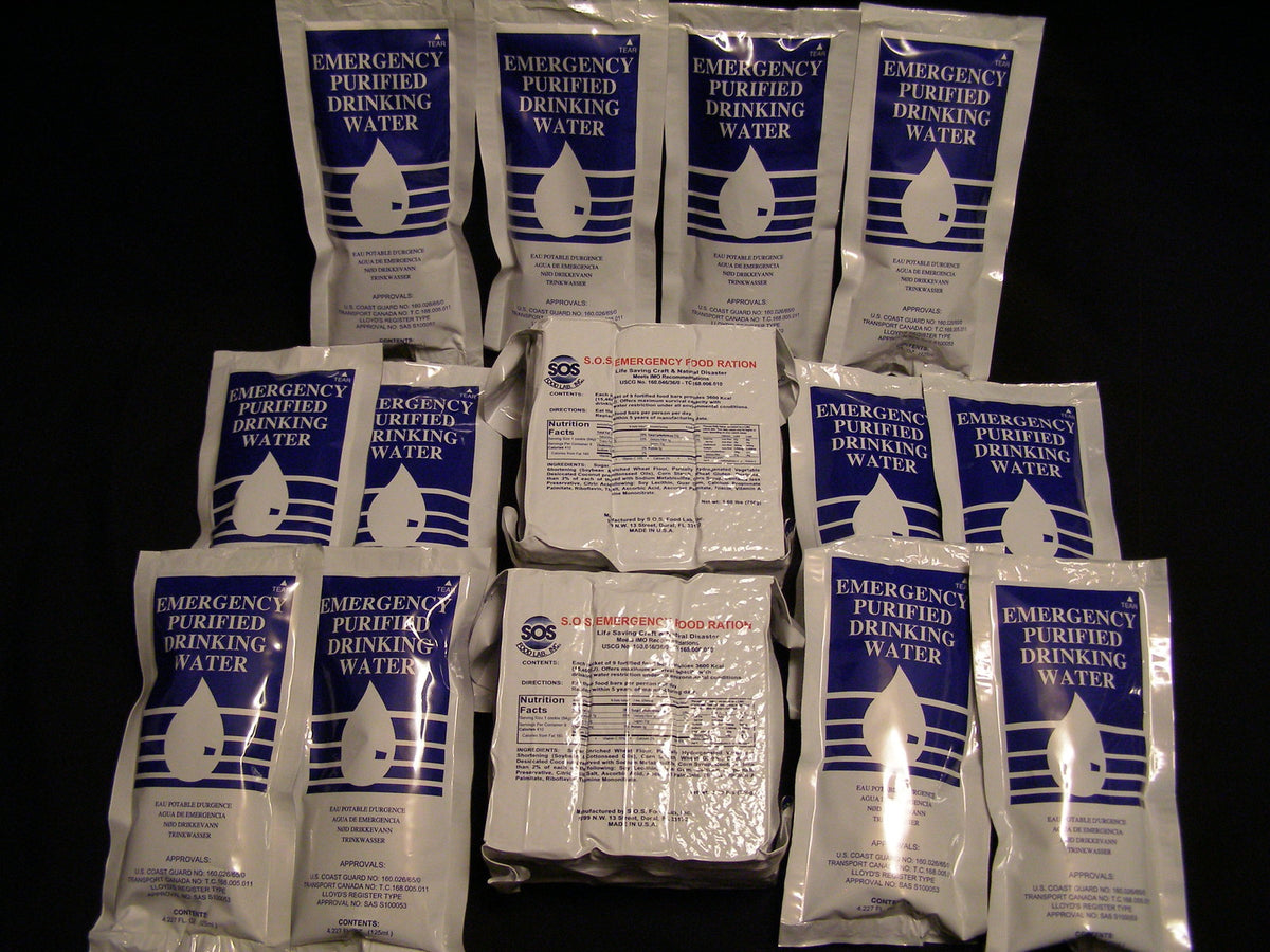 72 Hour Emergency Food and Water Kit for Two People – 5-Year Shelf Life Survival Pack