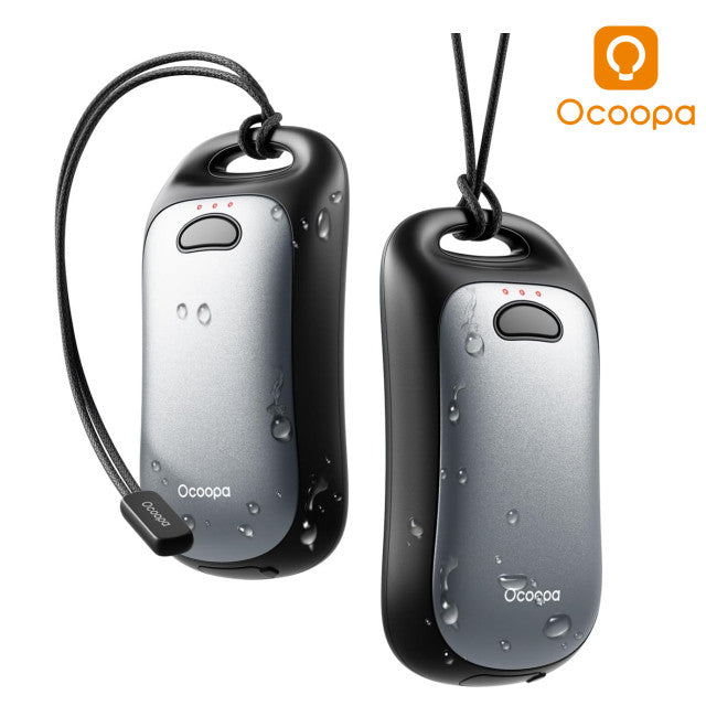 Rechargeable Portable Hand Warmer with 6000mAh Battery Waterproof for Outdoor Hiking