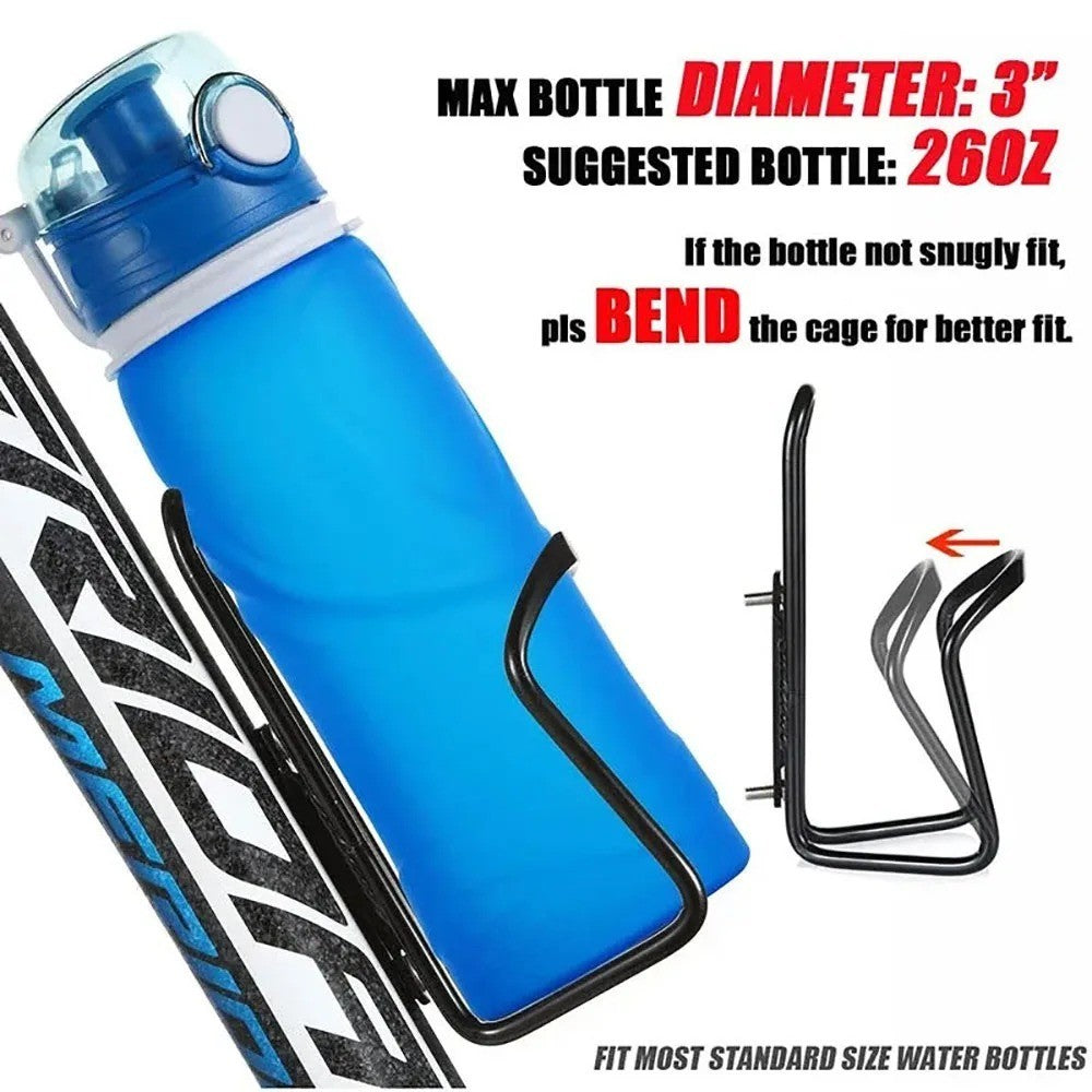 Lightweight Aluminum Bike Water Bottle Cage Holder for Cycling