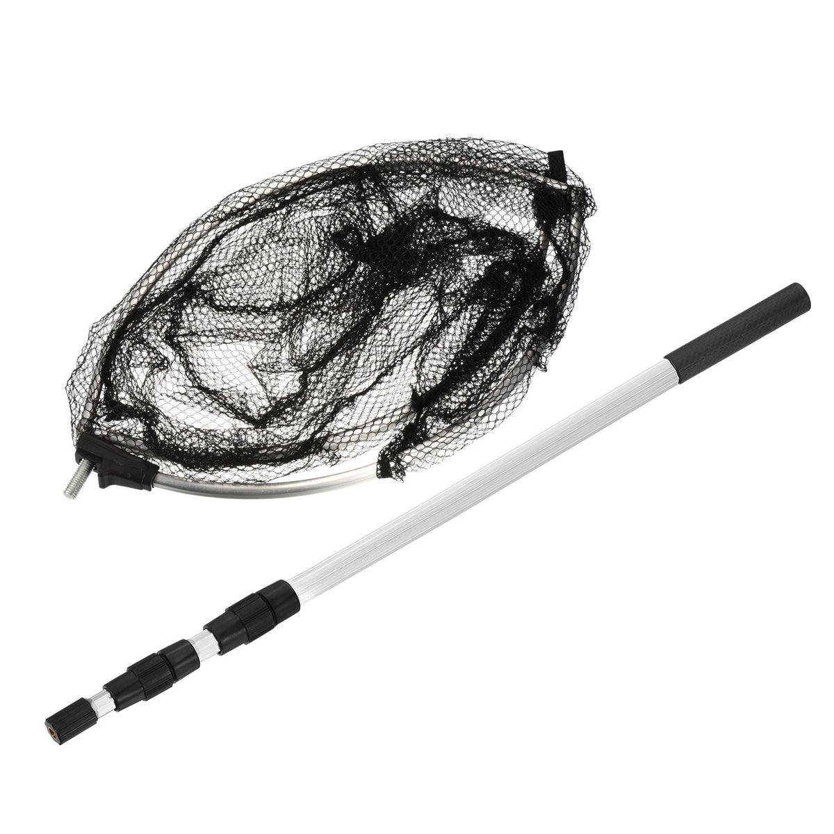 Telescopic Fishing Net 4.9ft Aluminum Alloy Folding Landing Net for Saltwater & Freshwater
