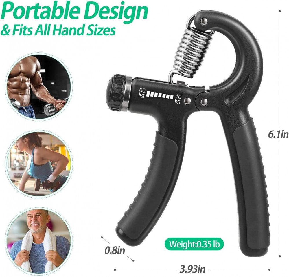 Grip Strength Trainer 2 Pack Hand Exercisers for Rehab & Fitness