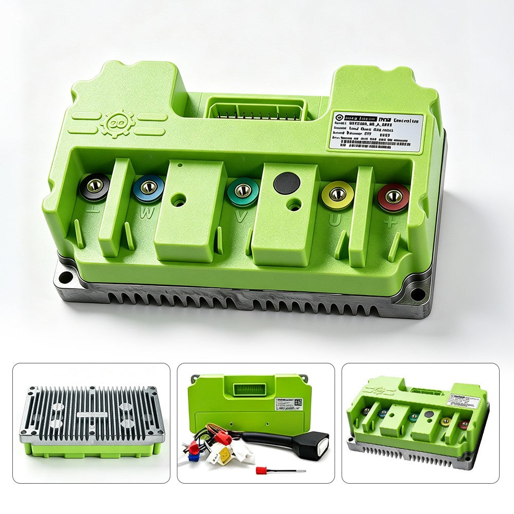 Electric Motor Controller Bluetooth 55A 200A Phase 48-72V for E-Bike, Dirt Bike