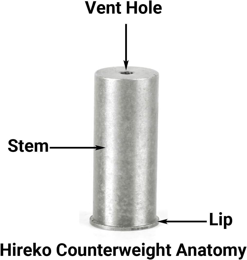 Golf Club Counterweights 12g for Steel, Graphite & Putter Shafts