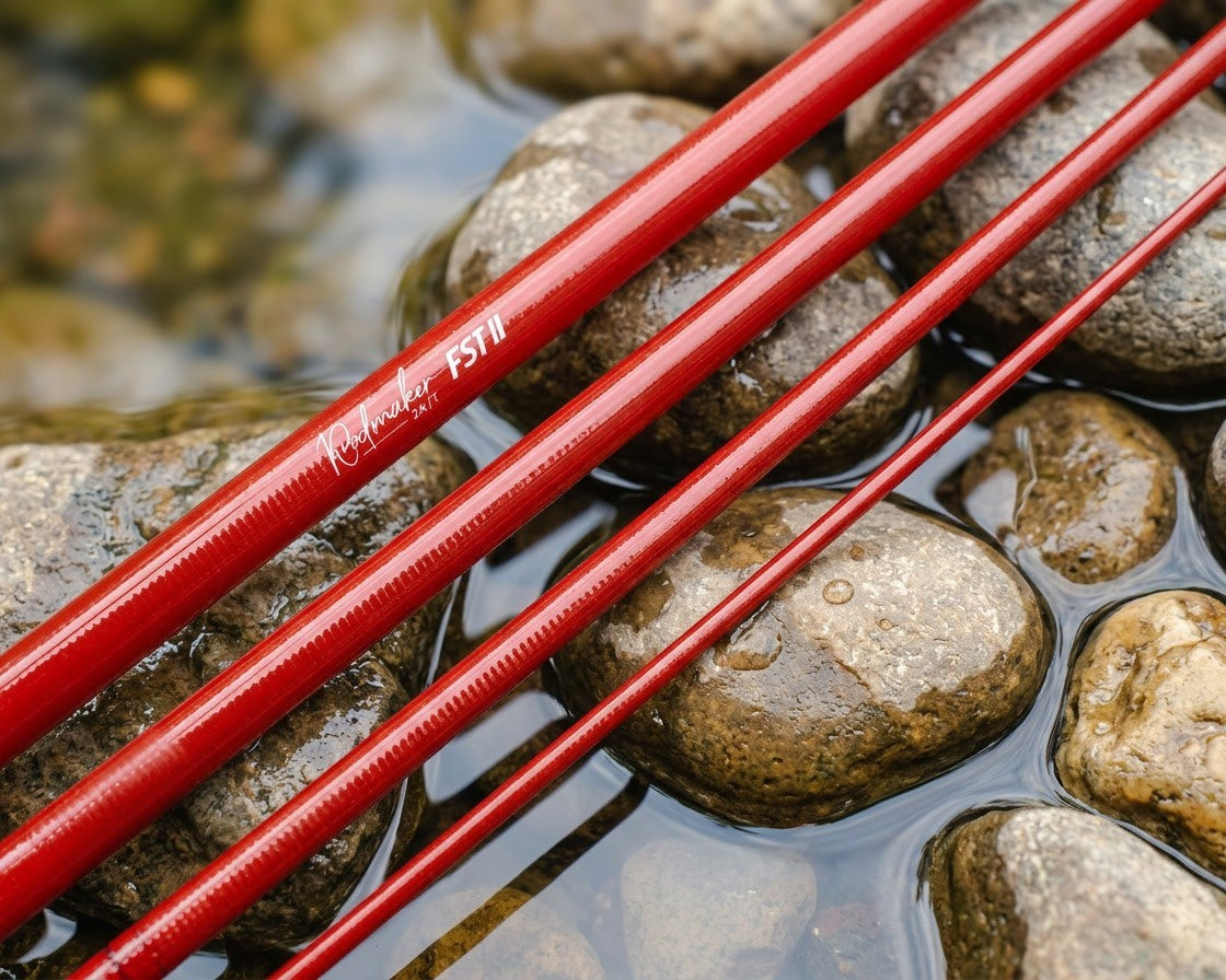 Fast Action Fiberglass Fly Rod Blank - 8'6" 5wt 4pc for Fly Fishing