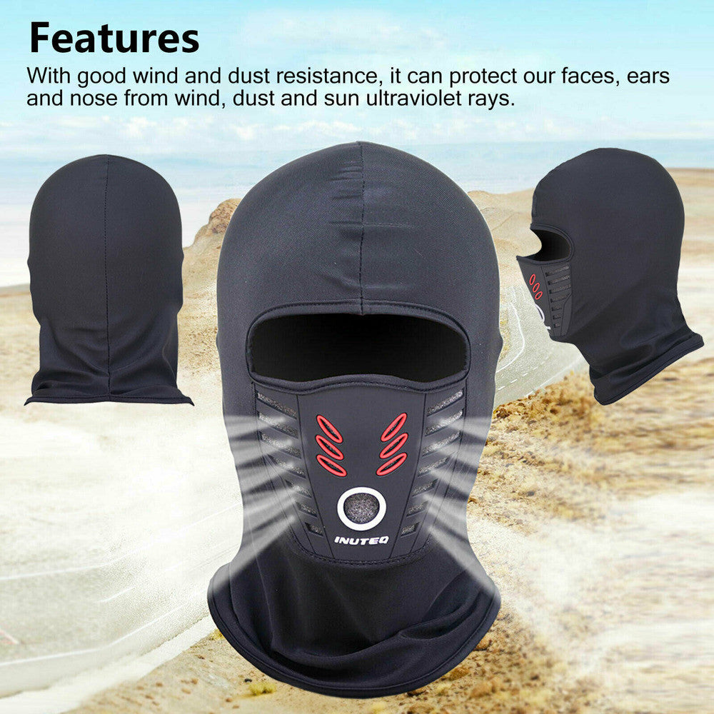Breathable Full Face Mask for Motorcycle Cycling Windproof Face Cover