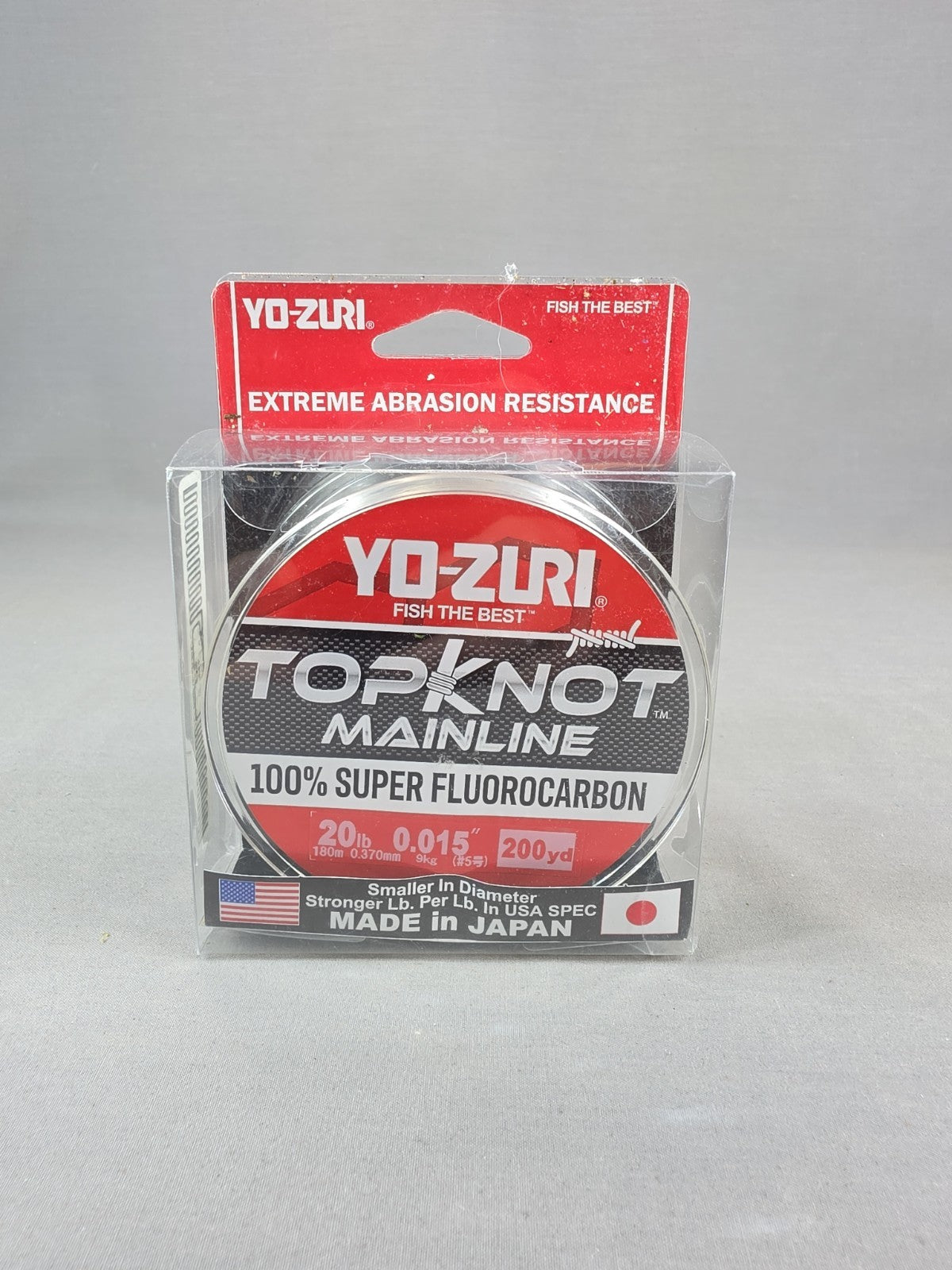 20 lb Clear Fluorocarbon Fishing Line 200 Yards - Super Strong & Invisible