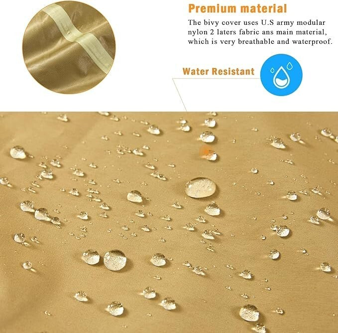Waterproof Modular Bivy Cover for Sleeping Bags - Tactical Mil-Spec Shell