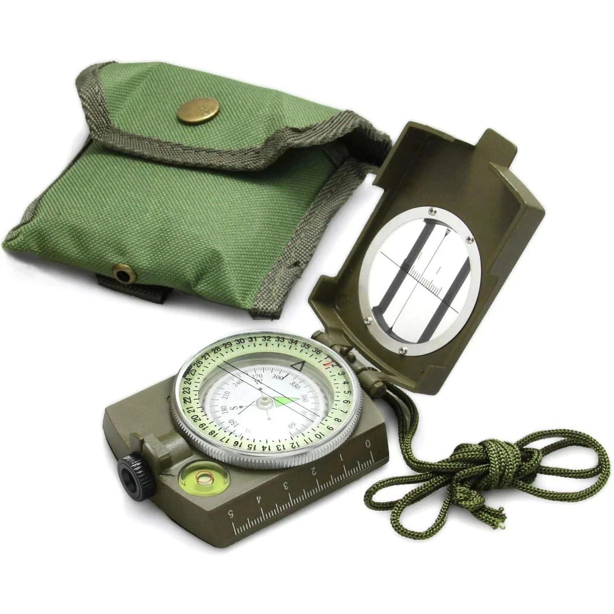 Waterproof Military Compass AF-4580 for Camping Hiking Navigation