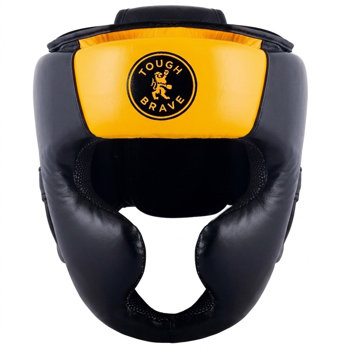 Full Face Boxing Head Guard with Genuine Leather for Muay Thai Sparring