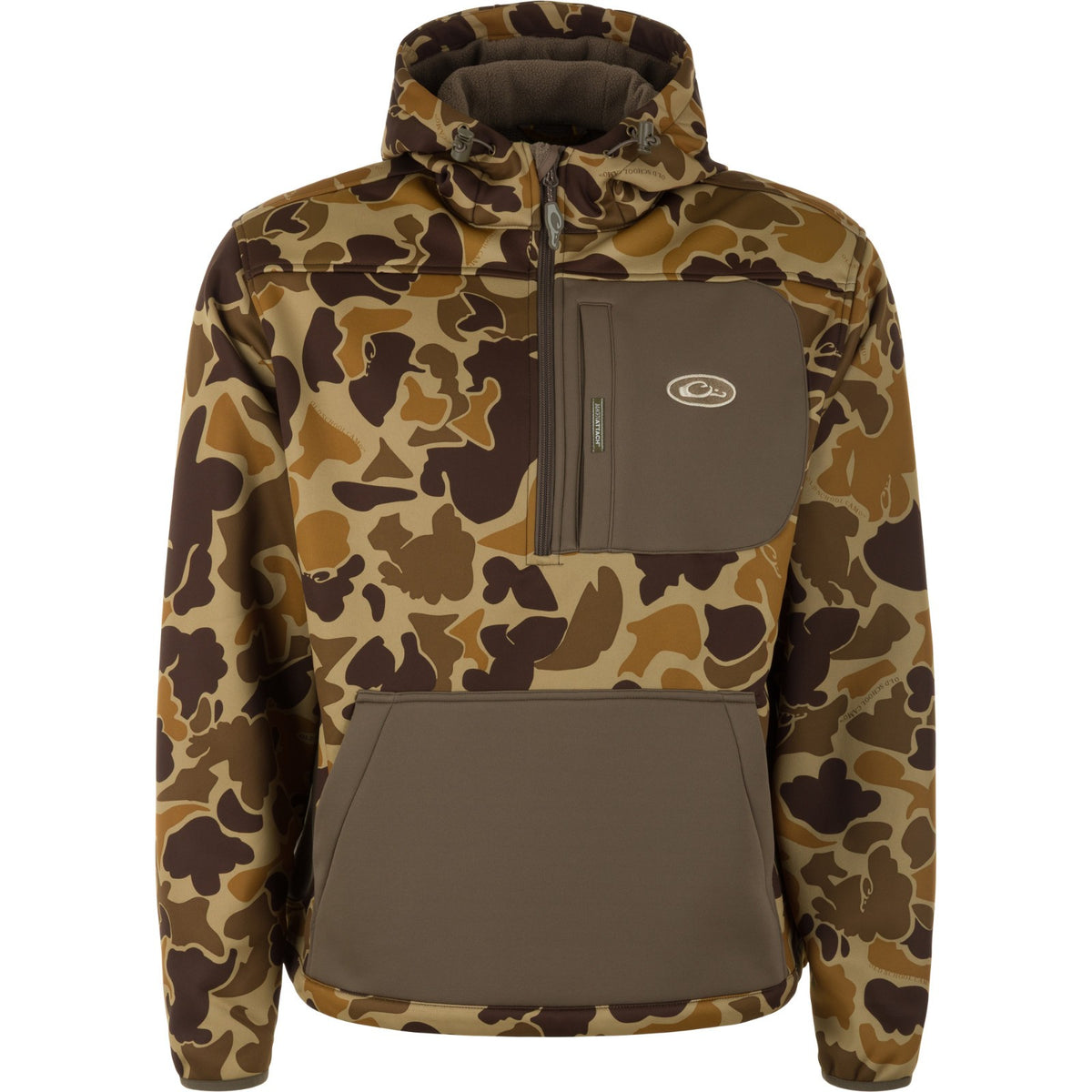 Waterfowl Hunting Hoodie with Kangaroo Pouch - Breathable Polyester