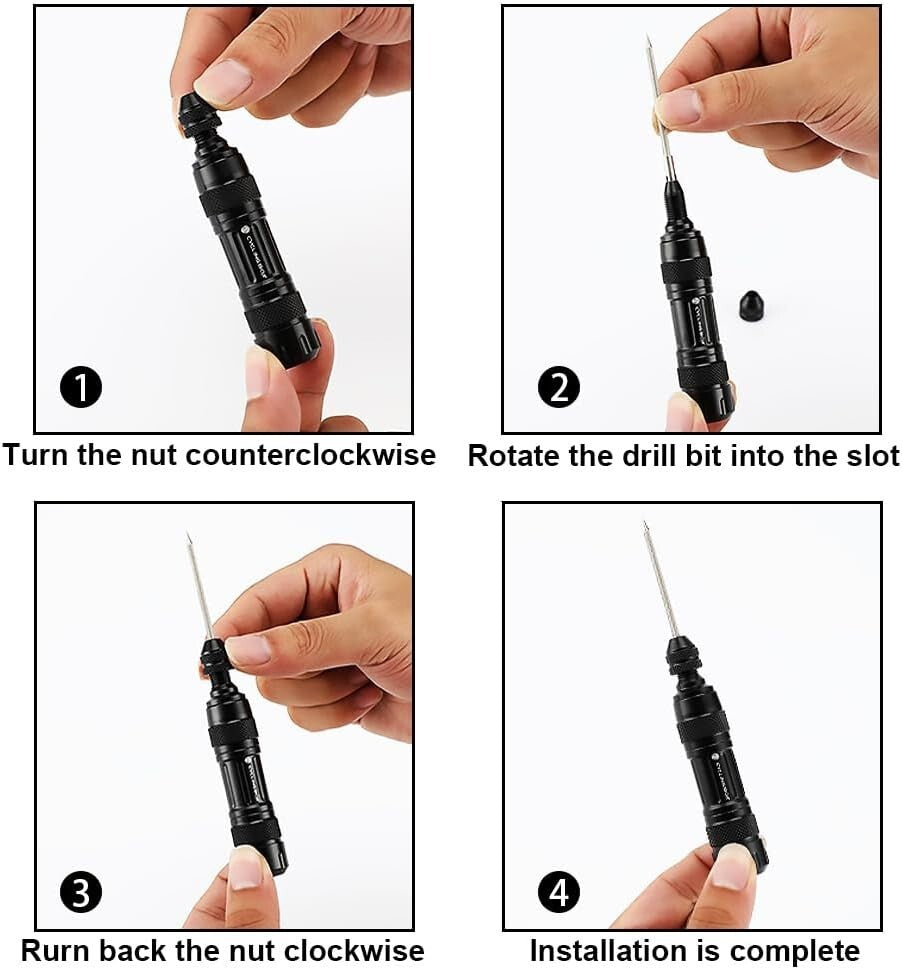 Bike Tubeless Tire Repair Kit with Reamer, Plug Tool, Valve Core, Portable