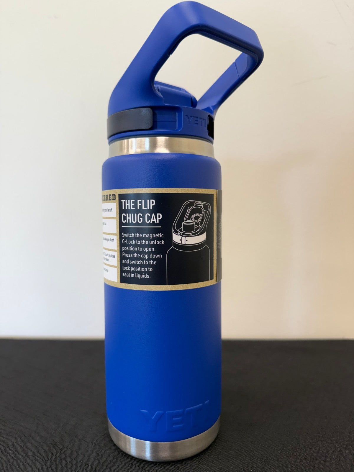 Yeti Rambler 26oz Insulated Water Bottle with Flip Chug Cap - Royal Blue