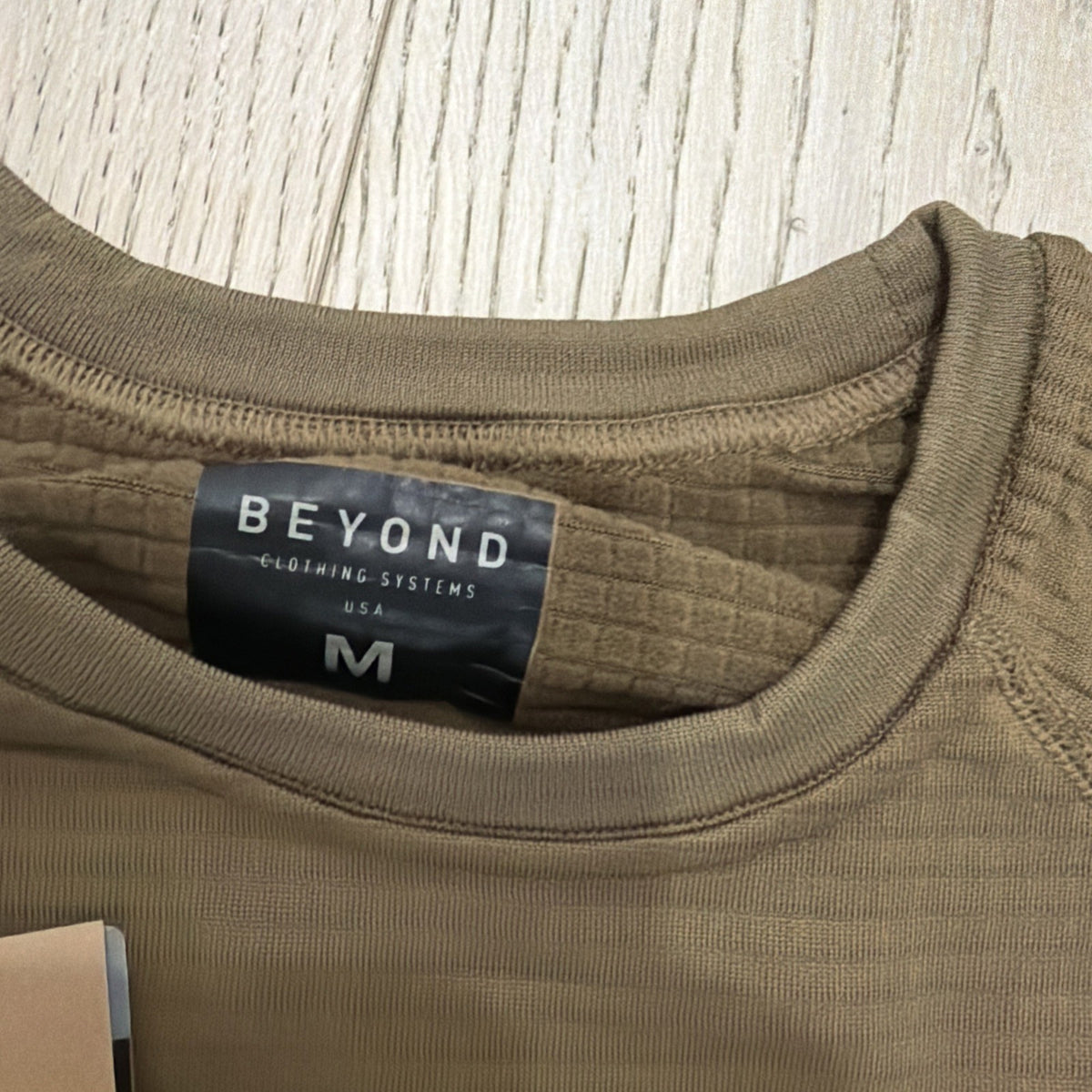 Beyond Clothing Krios Long Sleeve Crew Base Layer - Coyote SOF