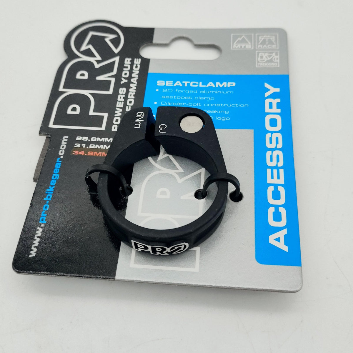 Cycling Seat Post Clamp Alloy Black - 31.8mm & 34.9mm Fits Most Bikes