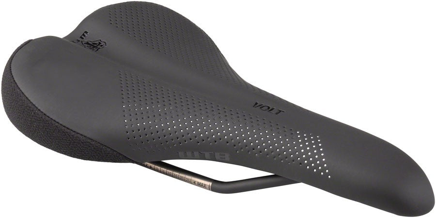 Mountain Bicycle Saddle with Titanium Rails, Microfiber Cover - 150mm Wide