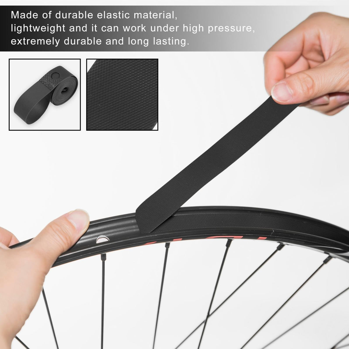 26-Inch Bicycle Rim Tape - Inner Tube Band for Wheel Protection