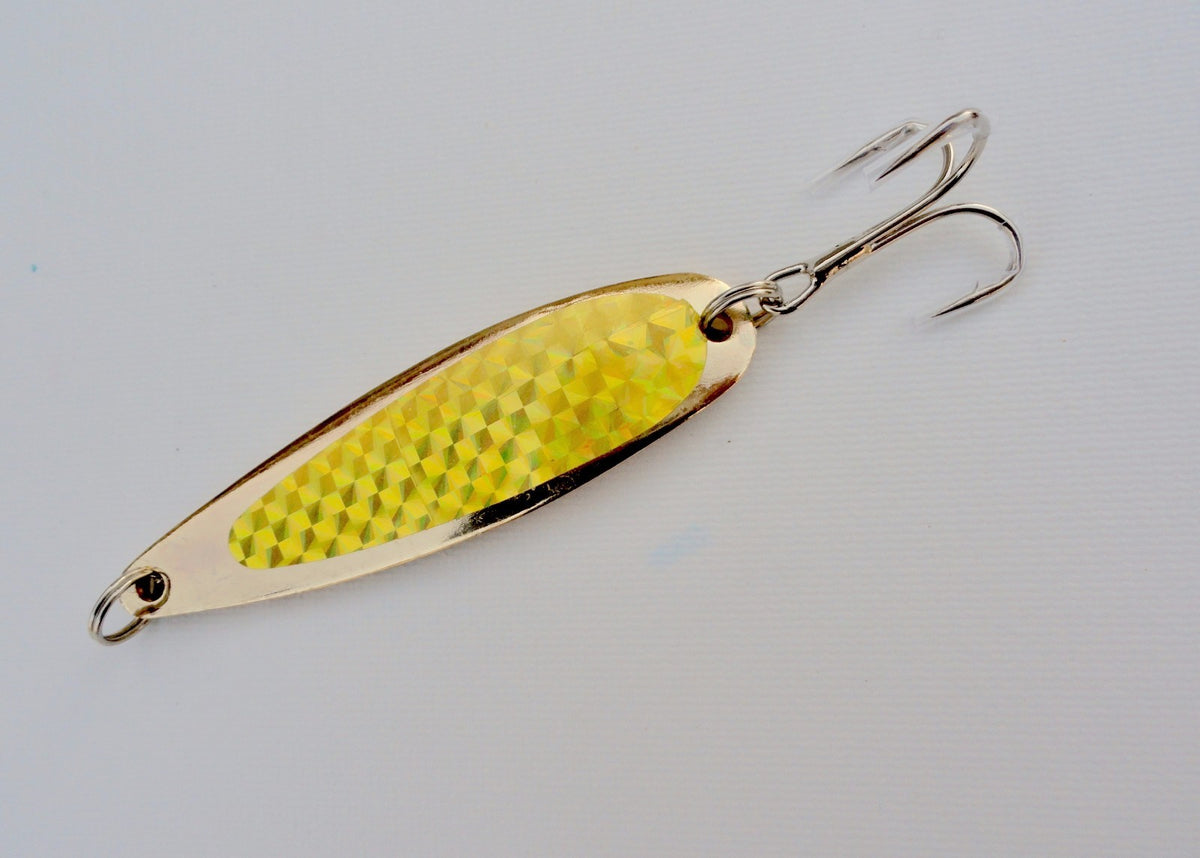 4 Pcs 2oz Casting Crocodile Fishing Spoons Trolling Lures - Multi Color