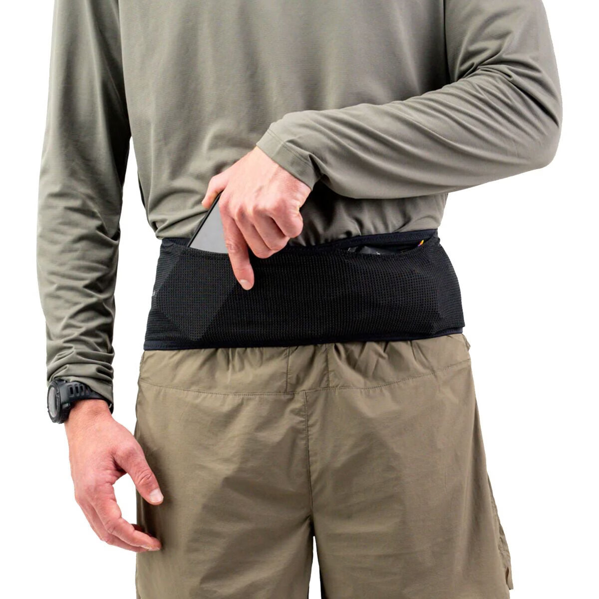Running Belt with Hydration Flask and Poles - Bounceless 2L Hydration Gear