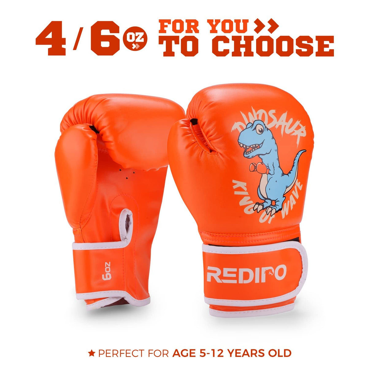 Kids Boxing Gloves for Youth Training & Sparring - 4 & 6 OZ