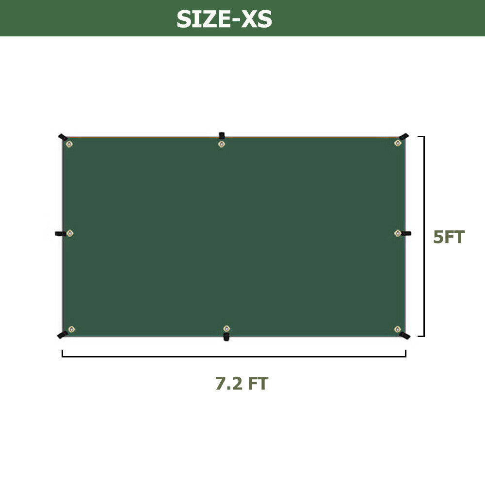 Waterproof Camping Tarp Sun Shelter Rain Fly Canopy for Outdoors