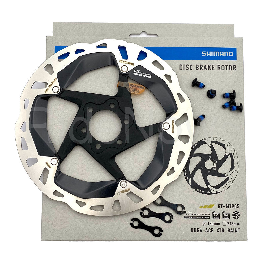 Shimano XTR RT-MT905 180mm 6-Bolt Bike Disc Brake Rotor Ice Tech Freeza