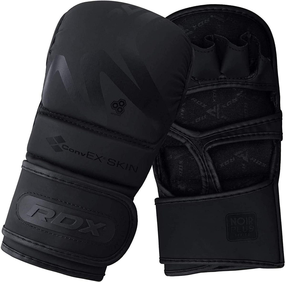 MMA Sparring Gloves Open Palm Kickboxing Muay Thai Leather Training Gear