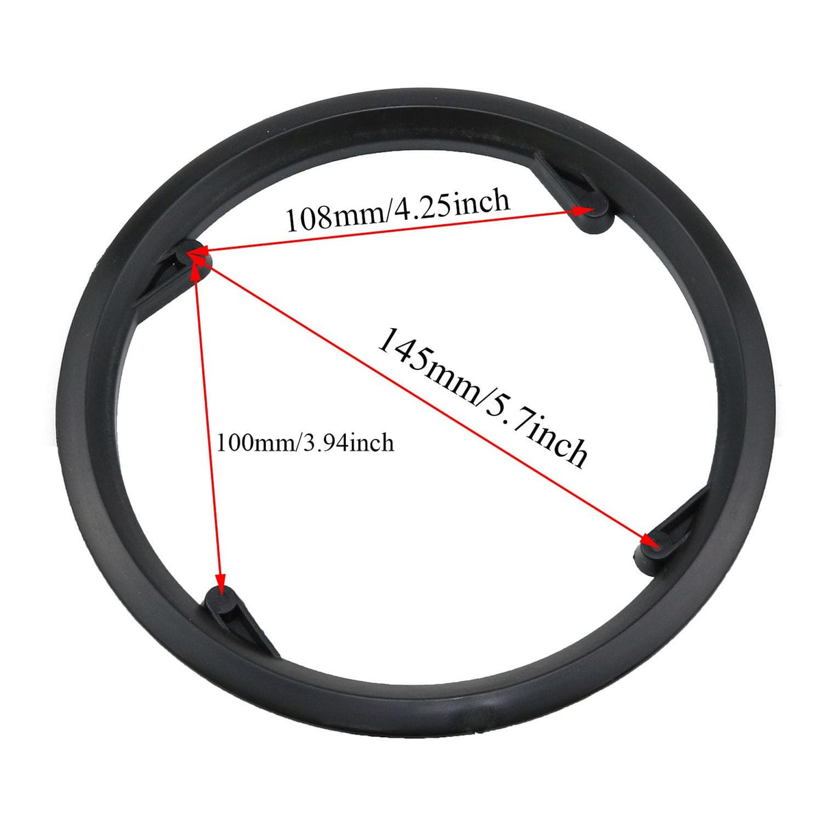 Universal Bicycle Chain Guard Cover for Mountain and Road Bikes - Black Plastic