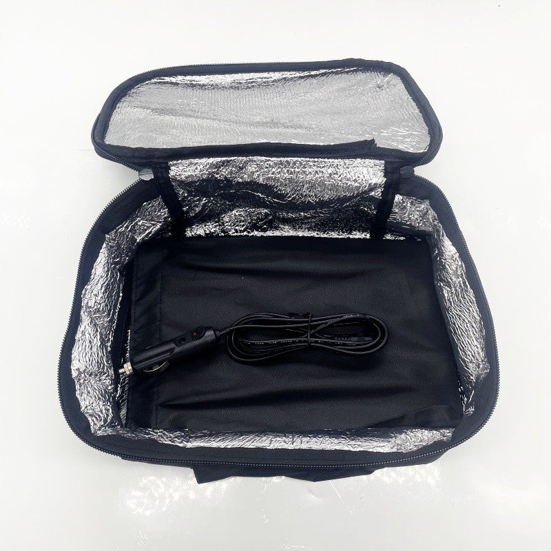 Portable Heated Lunch Box for Travel & Camping - Insulated Food Warmer