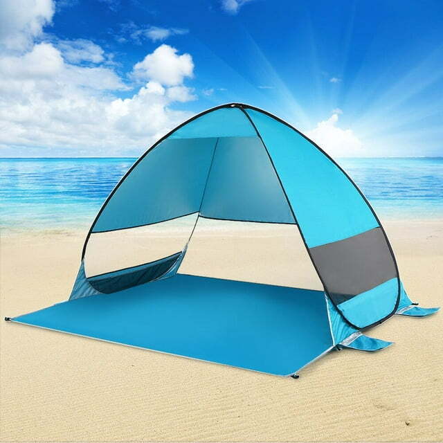 Portable Pop Up Beach Tent Sun Shade Shelter with Carry Bag UV Protection