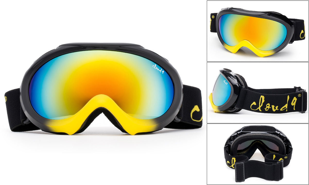 Kids Snow Ski Goggles Dual Lens Youth Ski Goggle with Pouch - Multiple Colors
