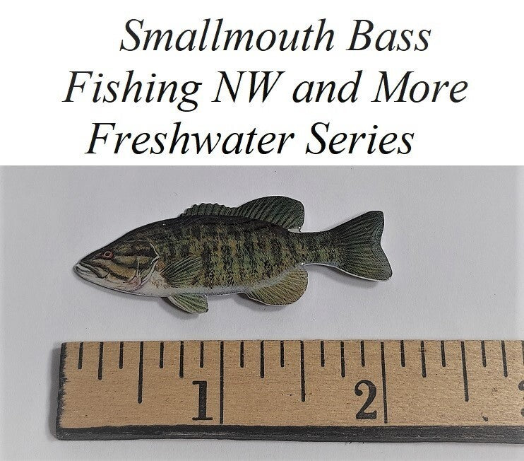 Smallmouth Bass Lapel Pin - Fishing & Outdoor Enthusiast Accessory