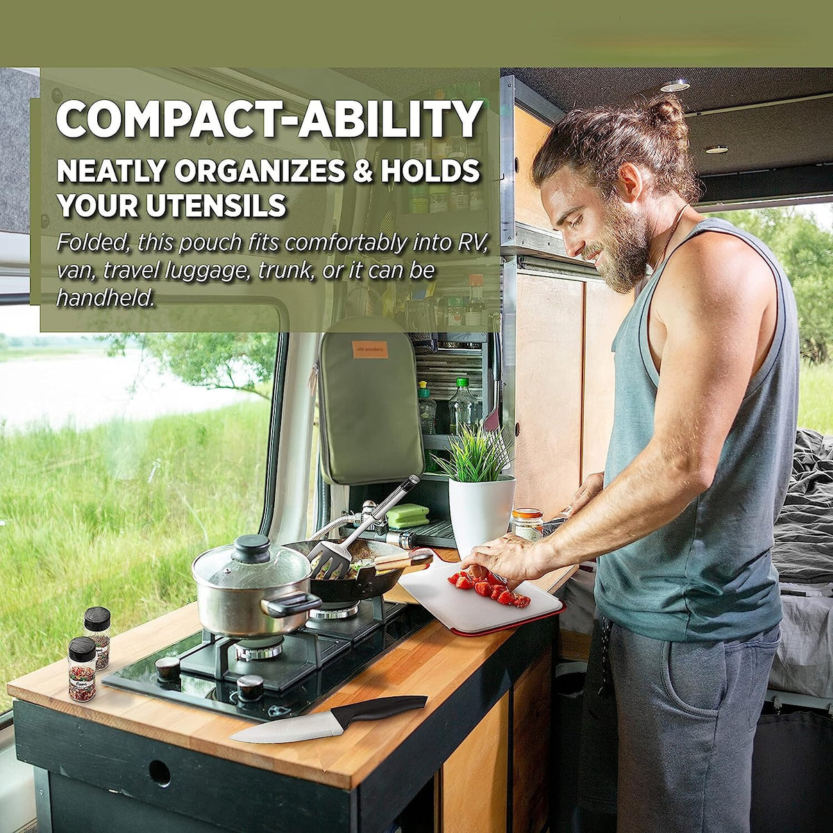 Portable Camping Cookware Set for Outdoor Cooking & Picnics