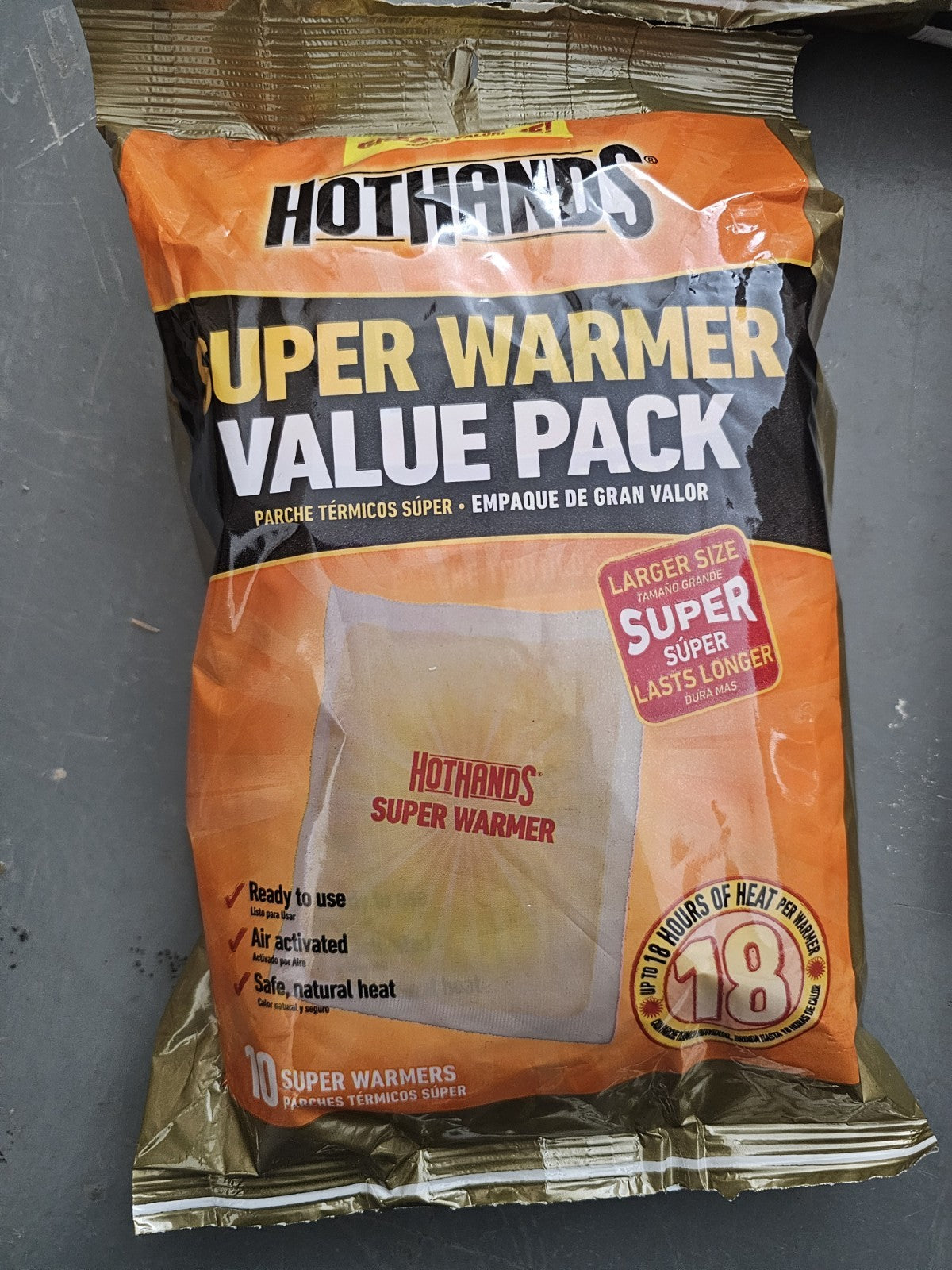HotHands Hand Warmers - Larger Size, 40 Count, 18 Hours Heat