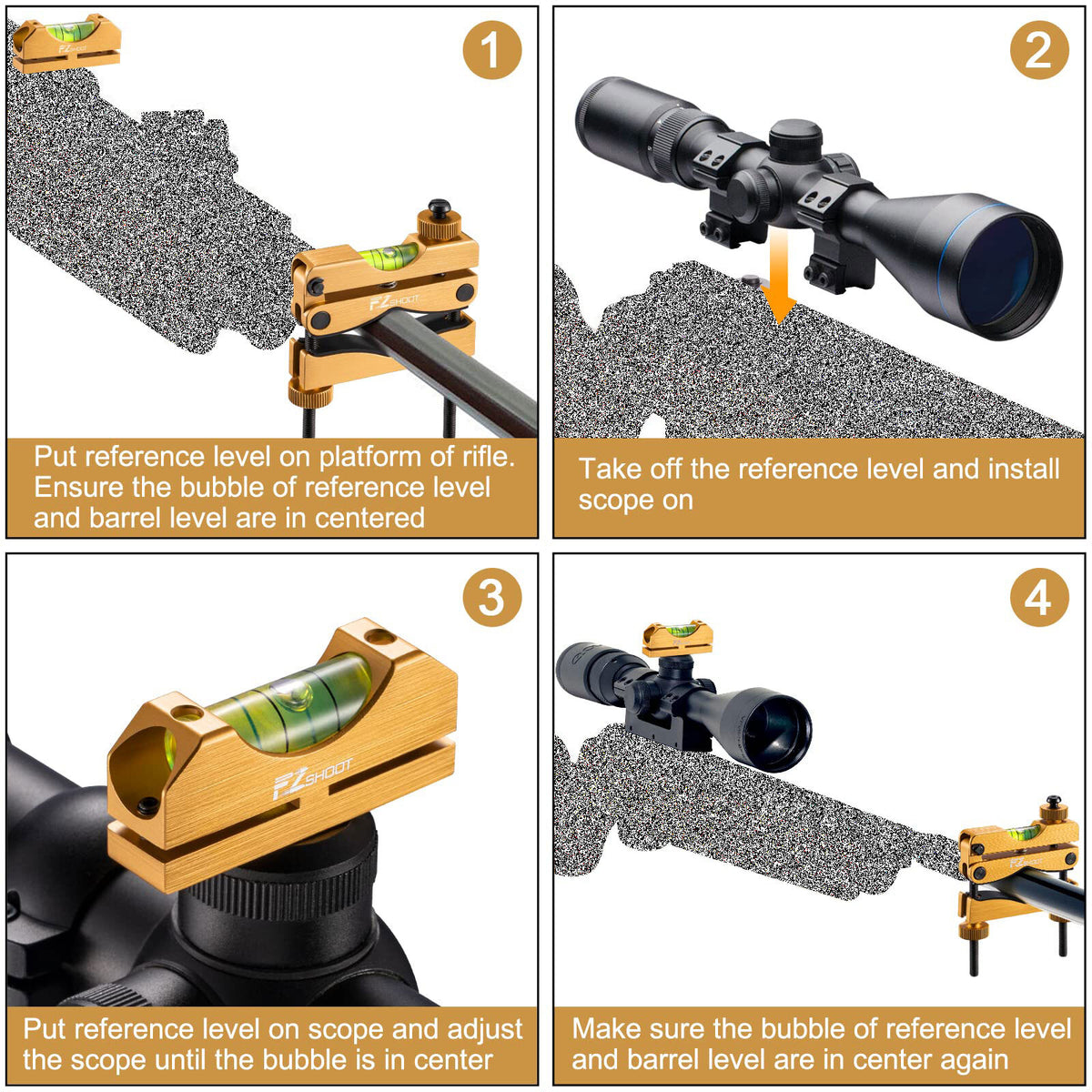 Magnetic Scope Leveling Kit for Rifles and Optics - Gunsmith Tool