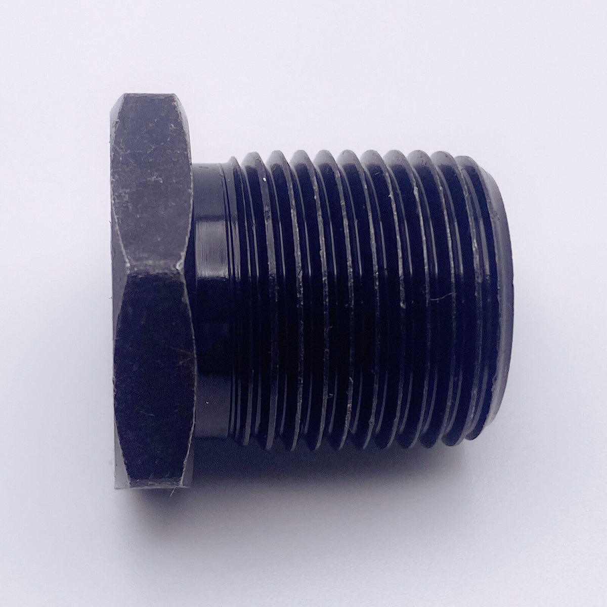 2 Pack Female to Male Pipe Thread Adapter Black 5/8x24 to 3/4x16 - Steel or Aluminum