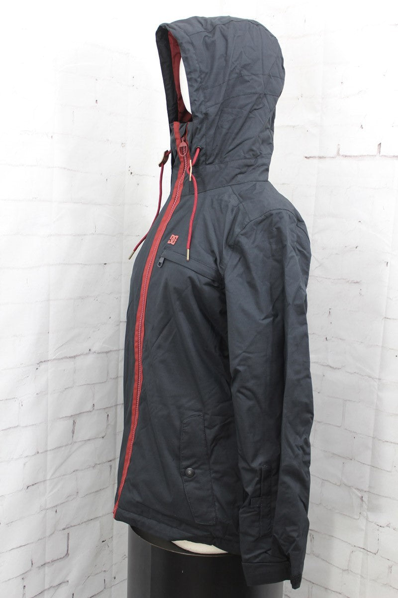 Women's Snowboard Jacket Waterproof Insulated Ski Coat Anthracite Black
