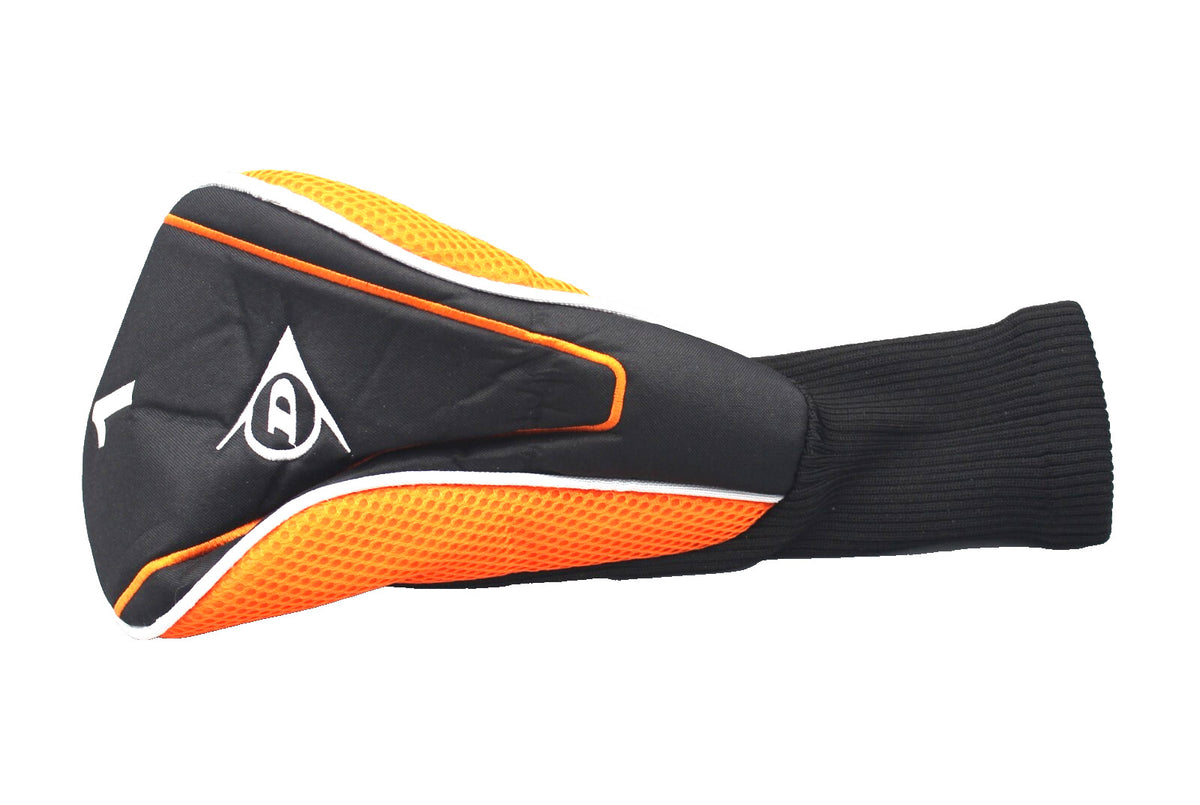 Universal Golf Driver Headcover Black and Orange Fits Most Clubs